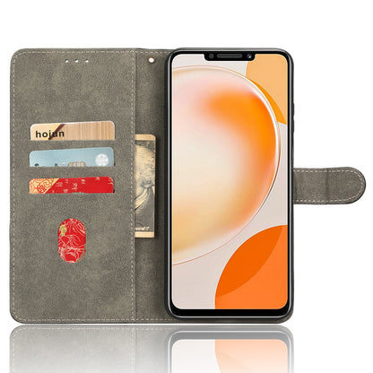For Huawei nova Y91 4G / Enjoy 60X Drop Proof Cover RFID Blocking Wallet Stand PU Leather Case with Strap
