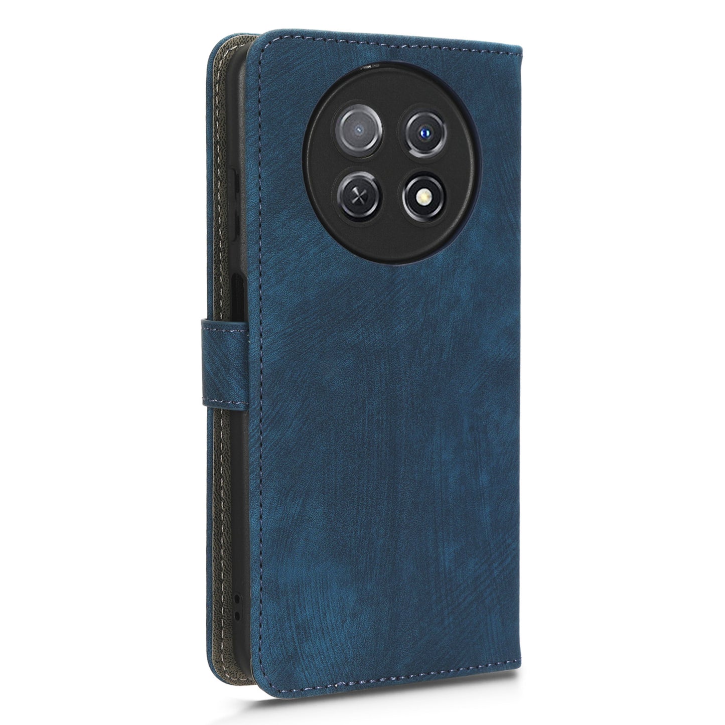 For Huawei nova Y91 4G / Enjoy 60X Drop Proof Cover RFID Blocking Wallet Stand PU Leather Case with Strap