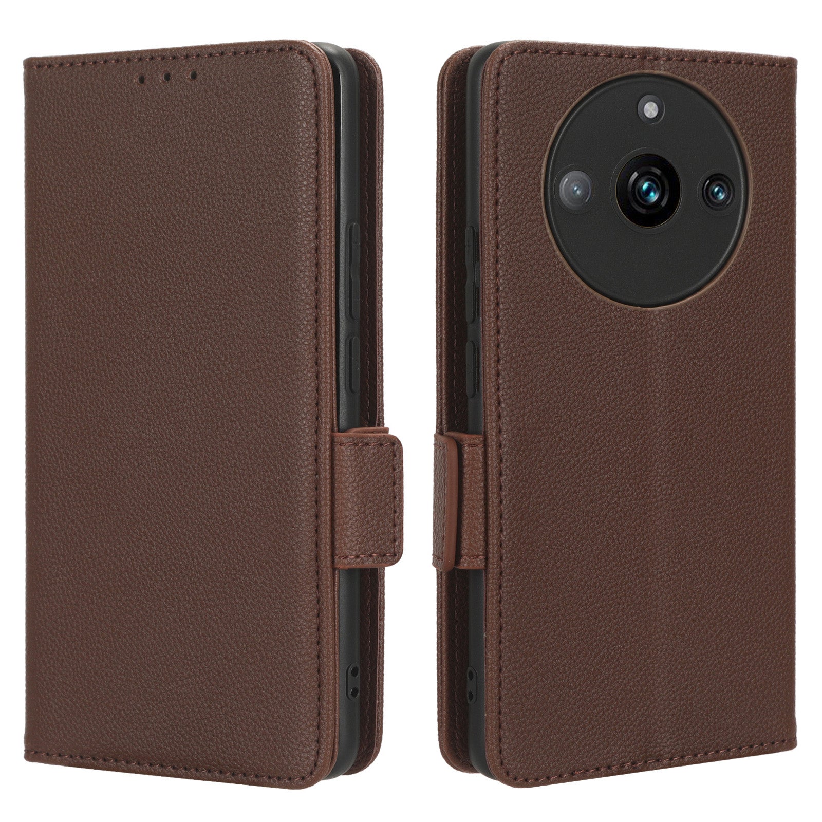 For Realme 11 Pro 5G / 11 Pro+ 5G Litchi Texture Wallet Stand Phone Case PU Leather Cover