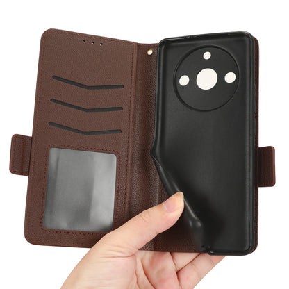 For Realme 11 Pro 5G / 11 Pro+ 5G Litchi Texture Wallet Stand Phone Case PU Leather Cover