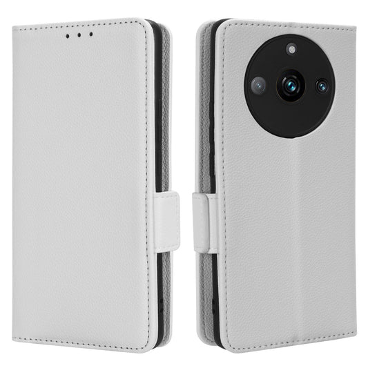 For Realme 11 Pro 5G / 11 Pro+ 5G Litchi Texture Wallet Stand Phone Case PU Leather Cover