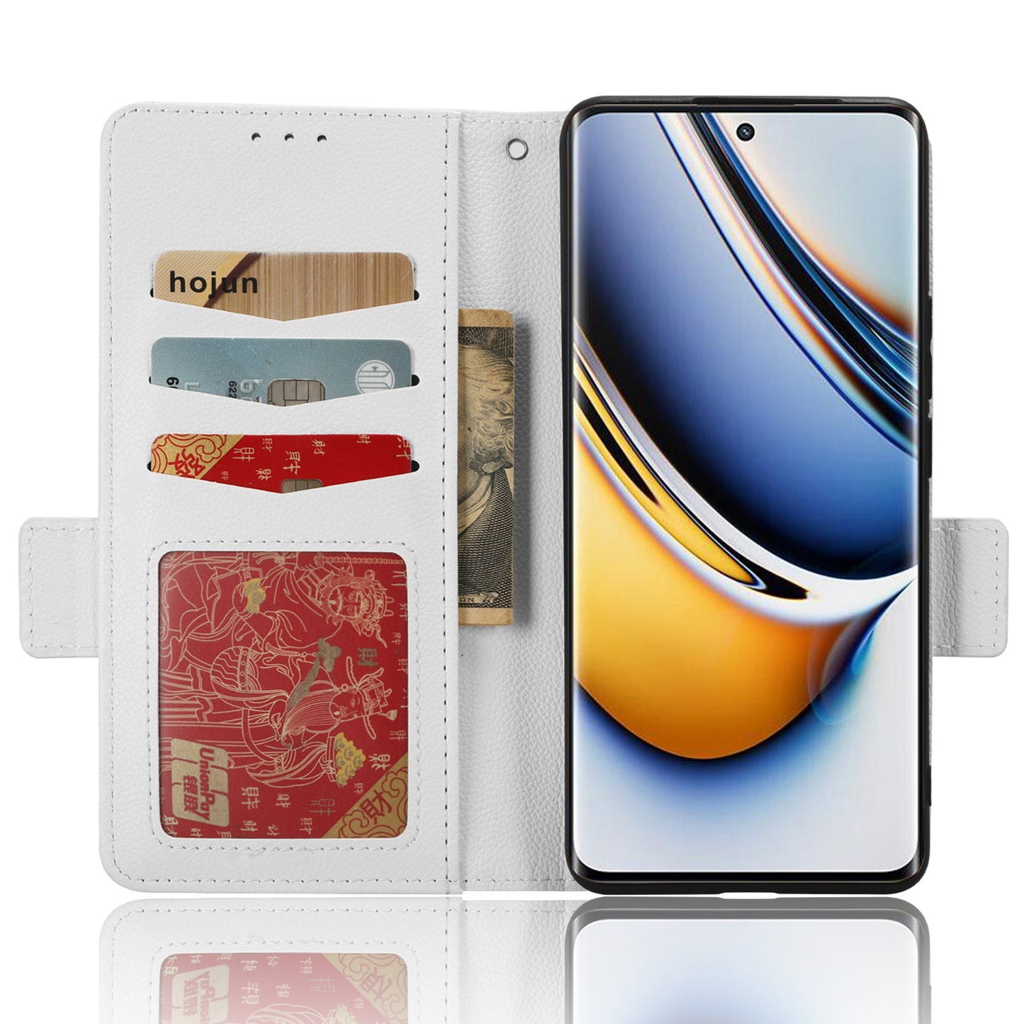 For Realme 11 Pro 5G / 11 Pro+ 5G Litchi Texture Wallet Stand Phone Case PU Leather Cover