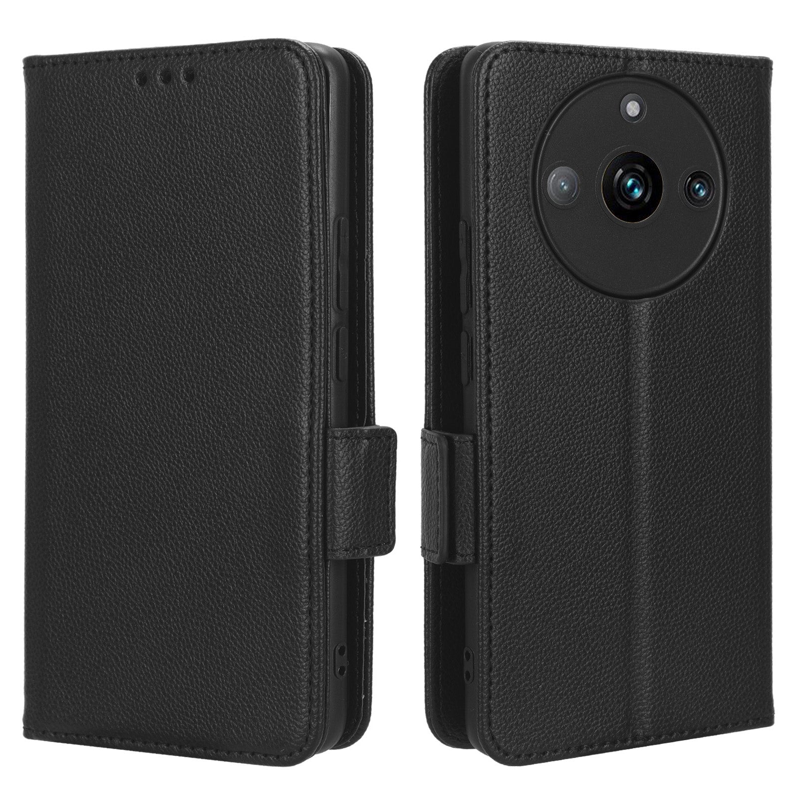For Realme 11 Pro 5G / 11 Pro+ 5G Litchi Texture Wallet Stand Phone Case PU Leather Cover
