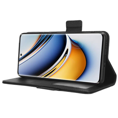 For Realme 11 Pro 5G / 11 Pro+ 5G Litchi Texture Wallet Stand Phone Case PU Leather Cover