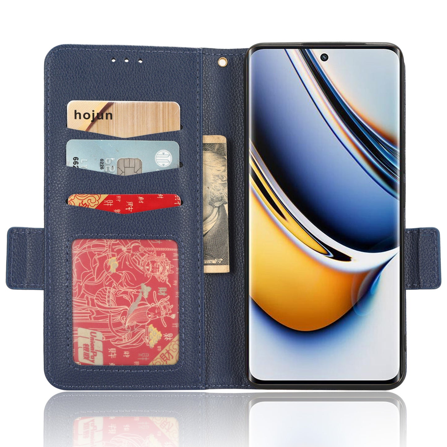 For Realme 11 Pro 5G / 11 Pro+ 5G Litchi Texture Wallet Stand Phone Case PU Leather Cover