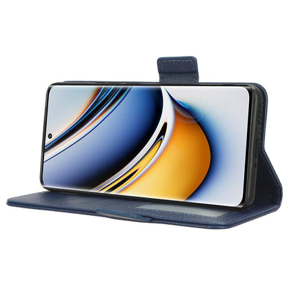 For Realme 11 Pro 5G / 11 Pro+ 5G Litchi Texture Wallet Stand Phone Case PU Leather Cover