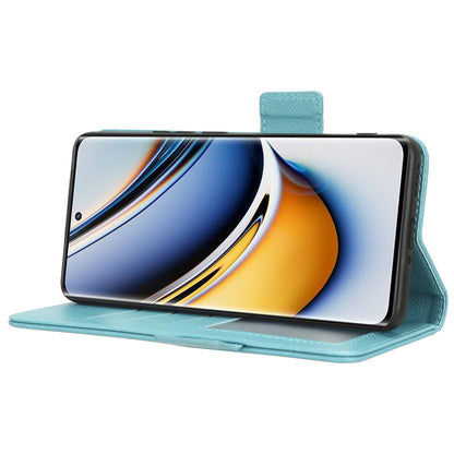 For Realme 11 Pro 5G / 11 Pro+ 5G Litchi Texture Wallet Stand Phone Case PU Leather Cover