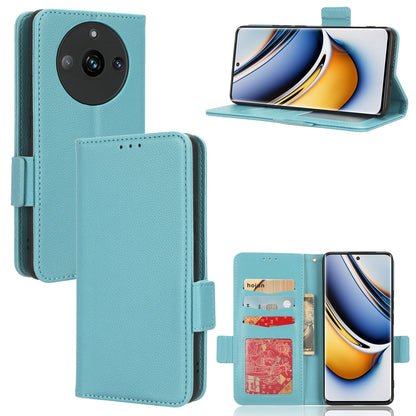 For Realme 11 Pro 5G / 11 Pro+ 5G Litchi Texture Wallet Stand Phone Case PU Leather Cover