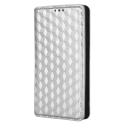 Rhombus Imprinted Shell for Realme 11 Pro 5G / 11 Pro+ 5G PU Leather Phone Cover Stand Case