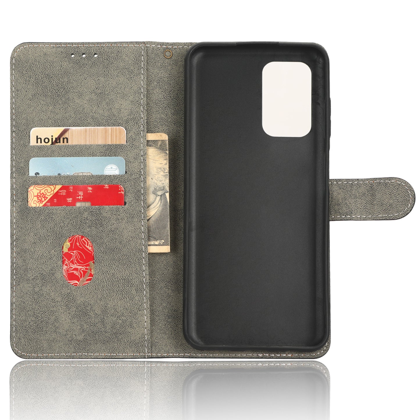 Leather Case for ZTE Blade A72 / V40 Vita Scratch Proof Phone Cover RFID Blocking Wallet Stand Shell
