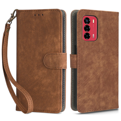 Leather Case for ZTE Blade A72 / V40 Vita Scratch Proof Phone Cover RFID Blocking Wallet Stand Shell