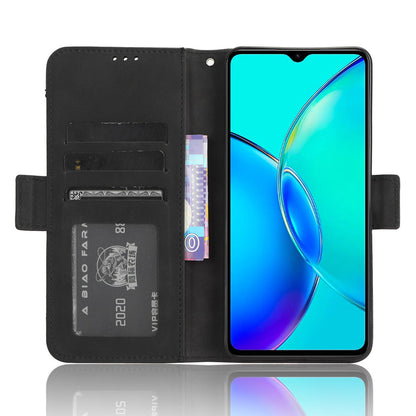 For vivo Y35+ 5G / Y35m+ 5G / Y27 4G Multiple Card Slots Stand Phone Case PU Leather Wallet Cover