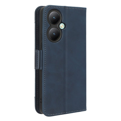 For vivo Y35+ 5G / Y35m+ 5G / Y27 4G Multiple Card Slots Stand Phone Case PU Leather Wallet Cover