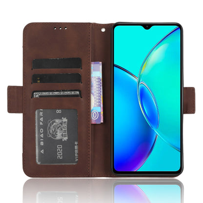 For vivo Y35+ 5G / Y35m+ 5G / Y27 4G Multiple Card Slots Stand Phone Case PU Leather Wallet Cover