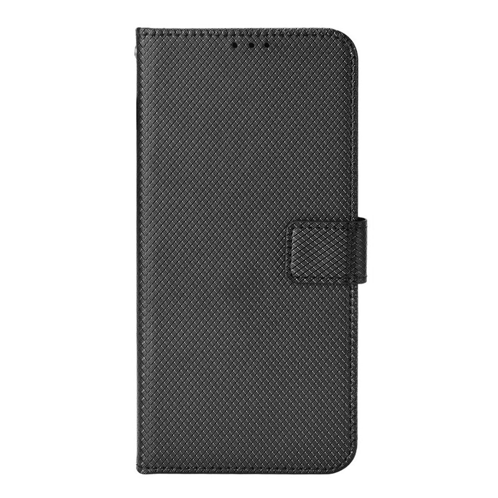 For Sony Xperia 10 V Stand Wallet Phone Case Diamond Texture PU Leather + TPU Phone Cover