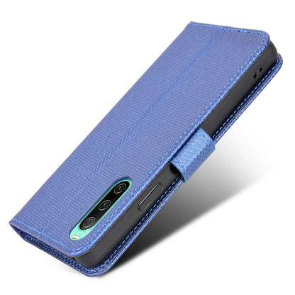 For Sony Xperia 10 V Stand Wallet Phone Case Diamond Texture PU Leather + TPU Phone Cover