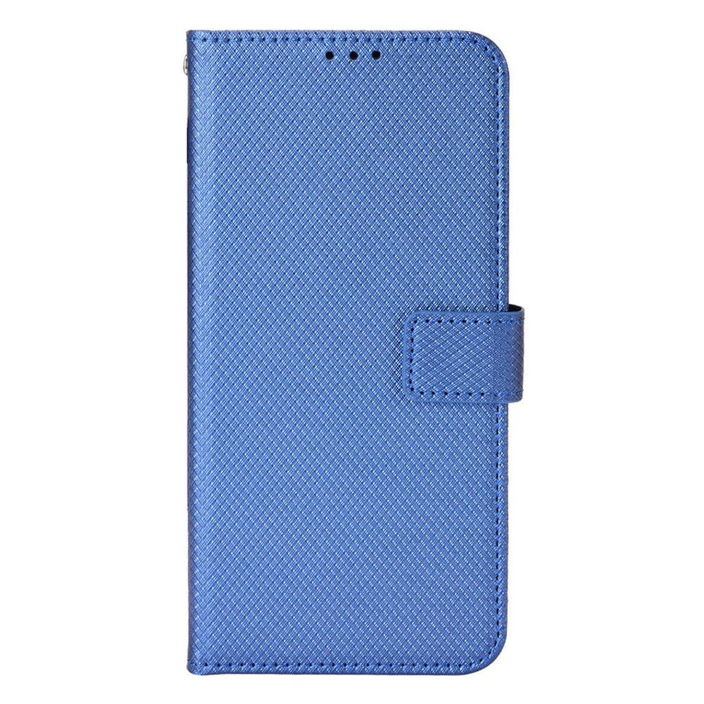 For Sony Xperia 10 V Stand Wallet Phone Case Diamond Texture PU Leather + TPU Phone Cover