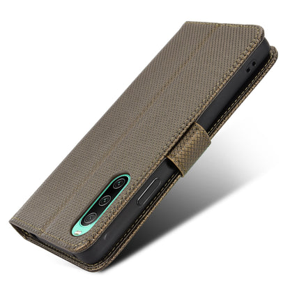 For Sony Xperia 10 V Stand Wallet Phone Case Diamond Texture PU Leather + TPU Phone Cover