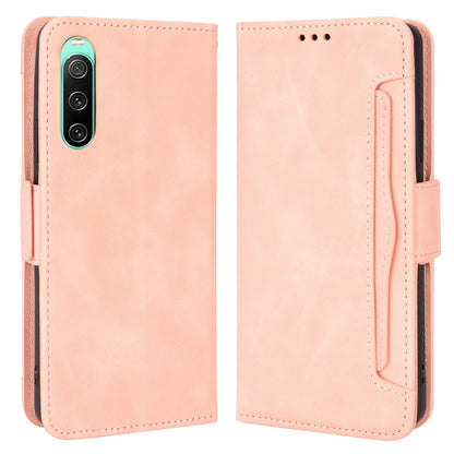 Multiple Card Slots Leather Case for Sony Xperia 10 V , Wallet Stand Protective Phone Cover