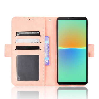 Multiple Card Slots Leather Case for Sony Xperia 10 V , Wallet Stand Protective Phone Cover