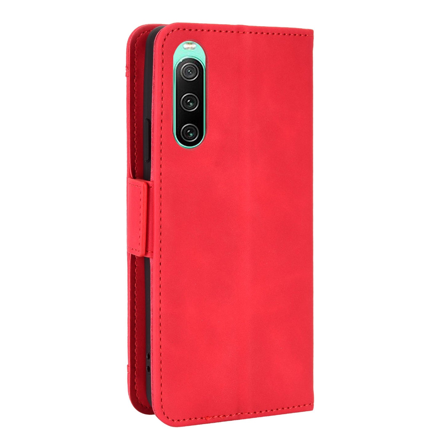 Multiple Card Slots Leather Case for Sony Xperia 10 V , Wallet Stand Protective Phone Cover