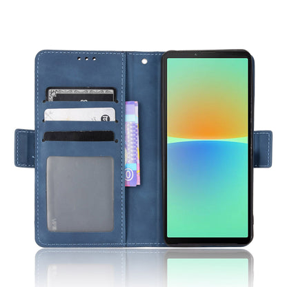 Multiple Card Slots Leather Case for Sony Xperia 10 V , Wallet Stand Protective Phone Cover