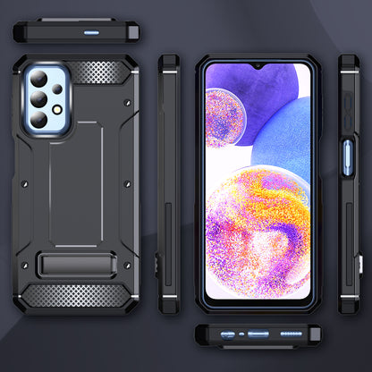 For Samsung Galaxy A23 4G / A23 5G (Global Version) / A13 4G / A13 5G / M13 5G / A04 4G / A04s 4G / A32 5G / M32 5G TPU+PC Phone Cover Kickstand Case