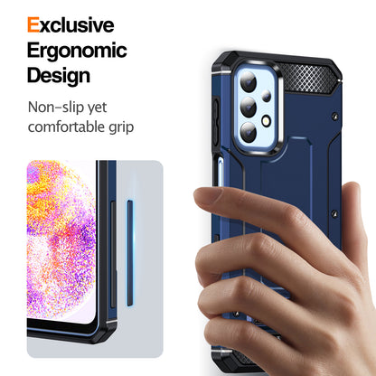 For Samsung Galaxy A23 4G / A23 5G (Global Version) / A13 4G / A13 5G / M13 5G / A04 4G / A04s 4G / A32 5G / M32 5G TPU+PC Phone Cover Kickstand Case