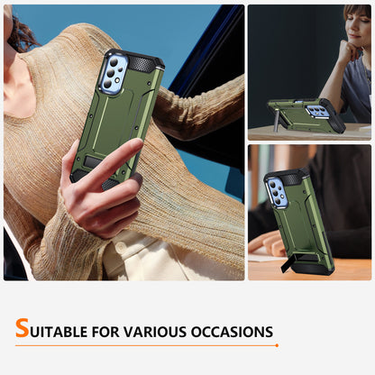 For Samsung Galaxy A23 4G / A23 5G (Global Version) / A13 4G / A13 5G / M13 5G / A04 4G / A04s 4G / A32 5G / M32 5G TPU+PC Phone Cover Kickstand Case