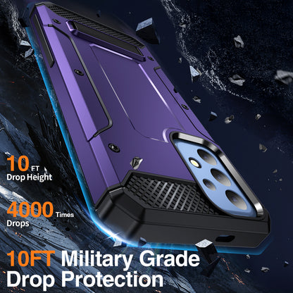 For Samsung Galaxy A23 4G / A23 5G (Global Version) / A13 4G / A13 5G / M13 5G / A04 4G / A04s 4G / A32 5G / M32 5G TPU+PC Phone Cover Kickstand Case