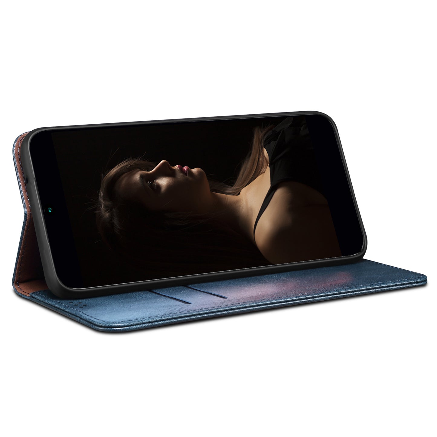 For Xiaomi Redmi Note 12S 4G Wallet Leather Case Waxy Crazy Horse Texture Stand Phone Cover