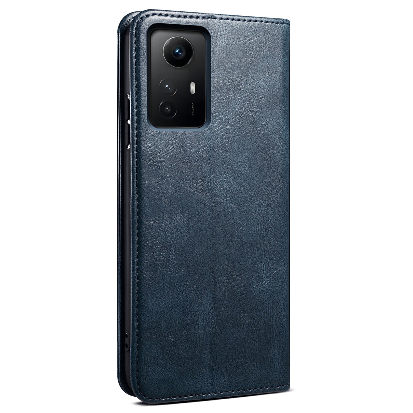 For Xiaomi Redmi Note 12S 4G Wallet Leather Case Waxy Crazy Horse Texture Stand Phone Cover