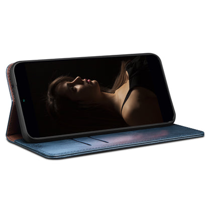 For vivo Y78+ 5G / Y78 5G Leather Phone Case Waxy Crazy Horse Texture Stand Wallet Flip Cover