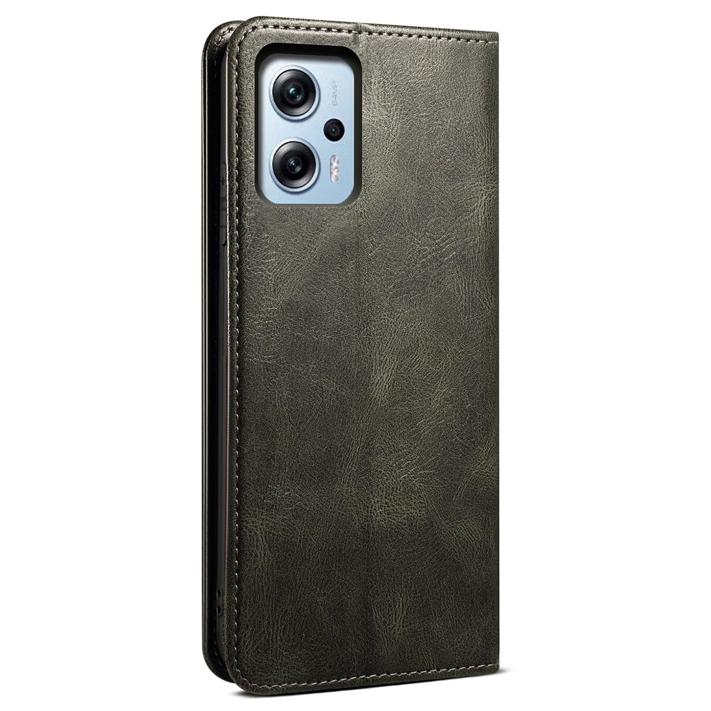 Leather Phone Case for Xiaomi Redmi Note 11T Pro 5G / Note 11T Pro+ 5G / K50i 5G / Note 12T Pro 5G / Poco X4 GT 5G , Waxy Crazy Horse Texture Stand Flip Wallet Cover