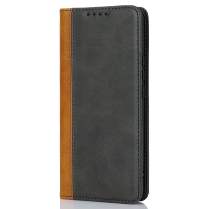 For Xiaomi 12T 5G / 12T Pro 5G / Redmi K50 Ultra PU Leather Phone Case Stand Bi-color Splicing Wallet Cover