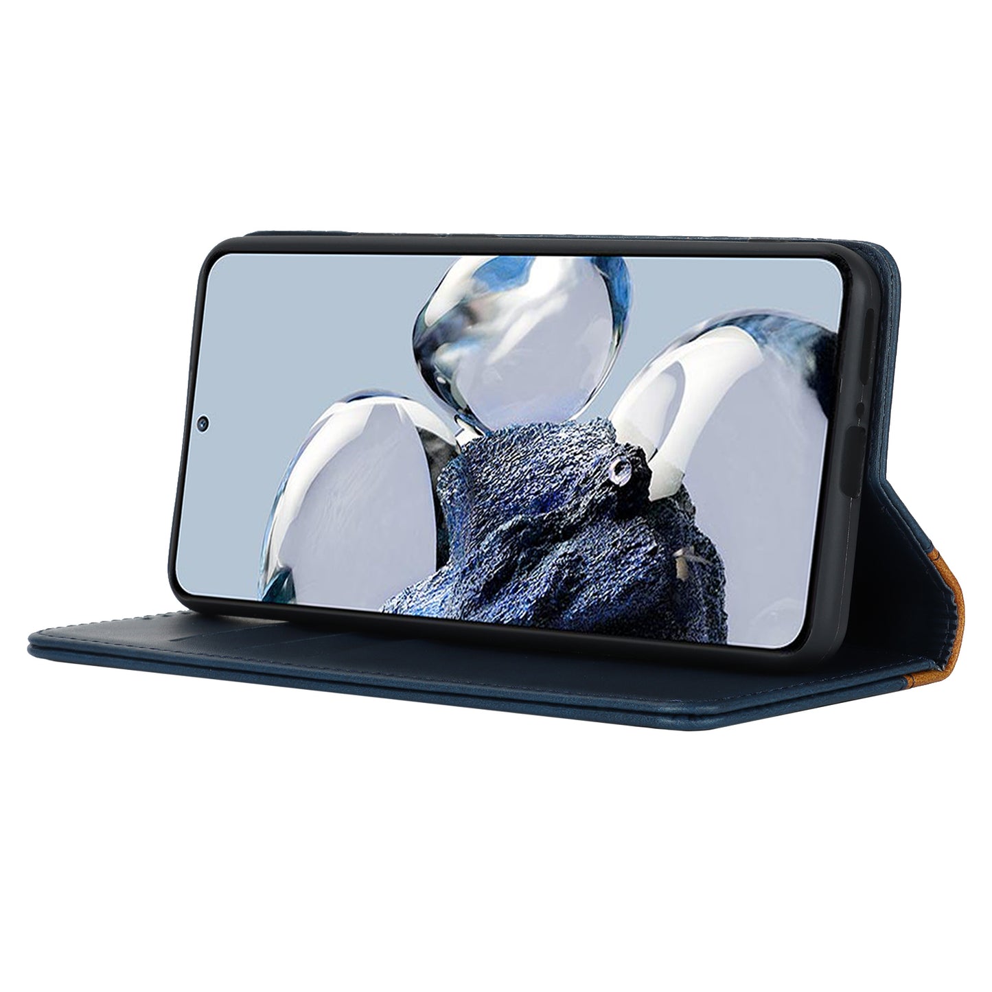 For Xiaomi 12T 5G / 12T Pro 5G / Redmi K50 Ultra PU Leather Phone Case Stand Bi-color Splicing Wallet Cover