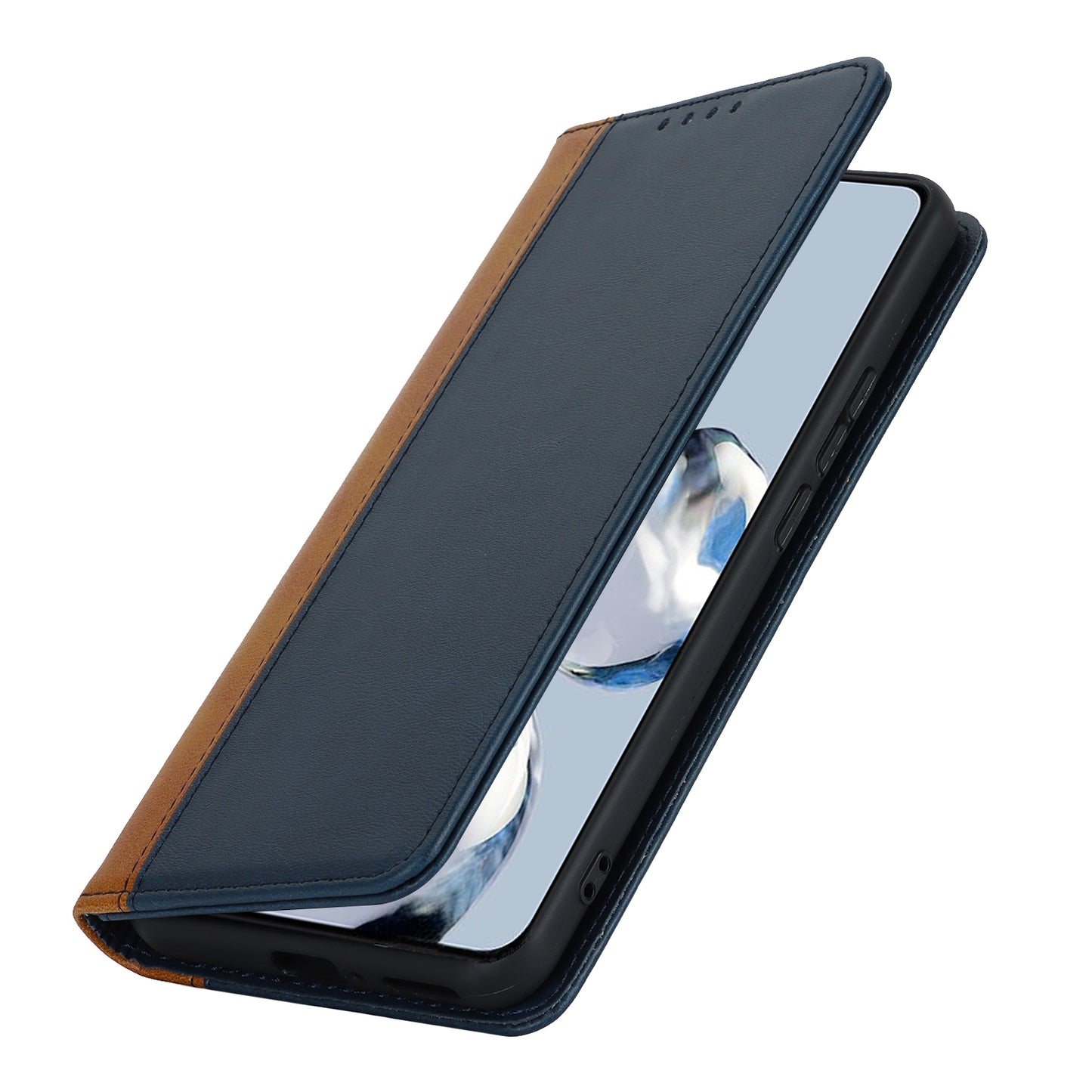 For Xiaomi 12T 5G / 12T Pro 5G / Redmi K50 Ultra PU Leather Phone Case Stand Bi-color Splicing Wallet Cover