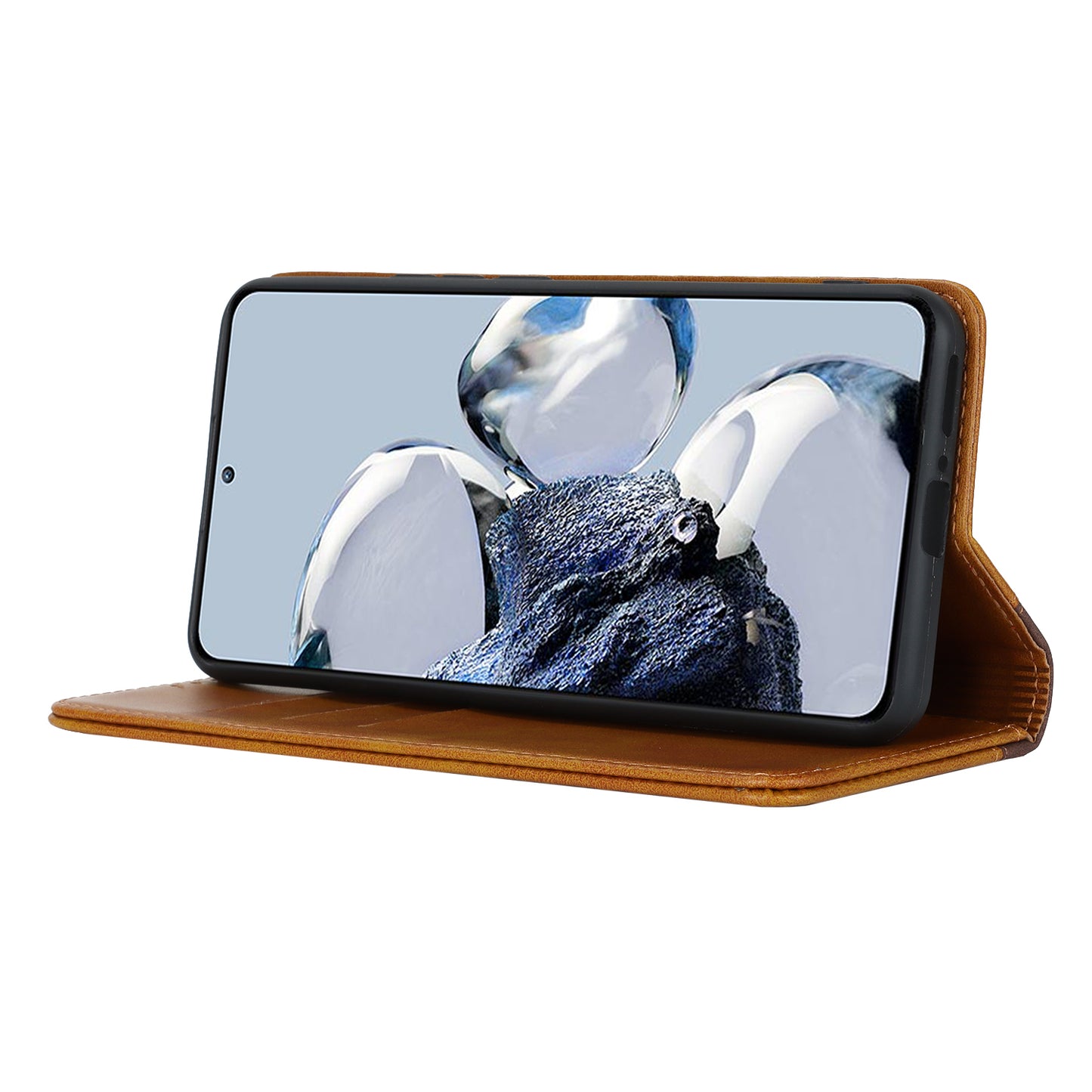 For Xiaomi 12T 5G / 12T Pro 5G / Redmi K50 Ultra PU Leather Phone Case Stand Bi-color Splicing Wallet Cover