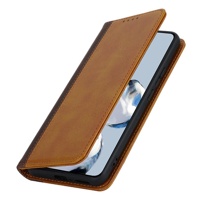 For Xiaomi 12T 5G / 12T Pro 5G / Redmi K50 Ultra PU Leather Phone Case Stand Bi-color Splicing Wallet Cover