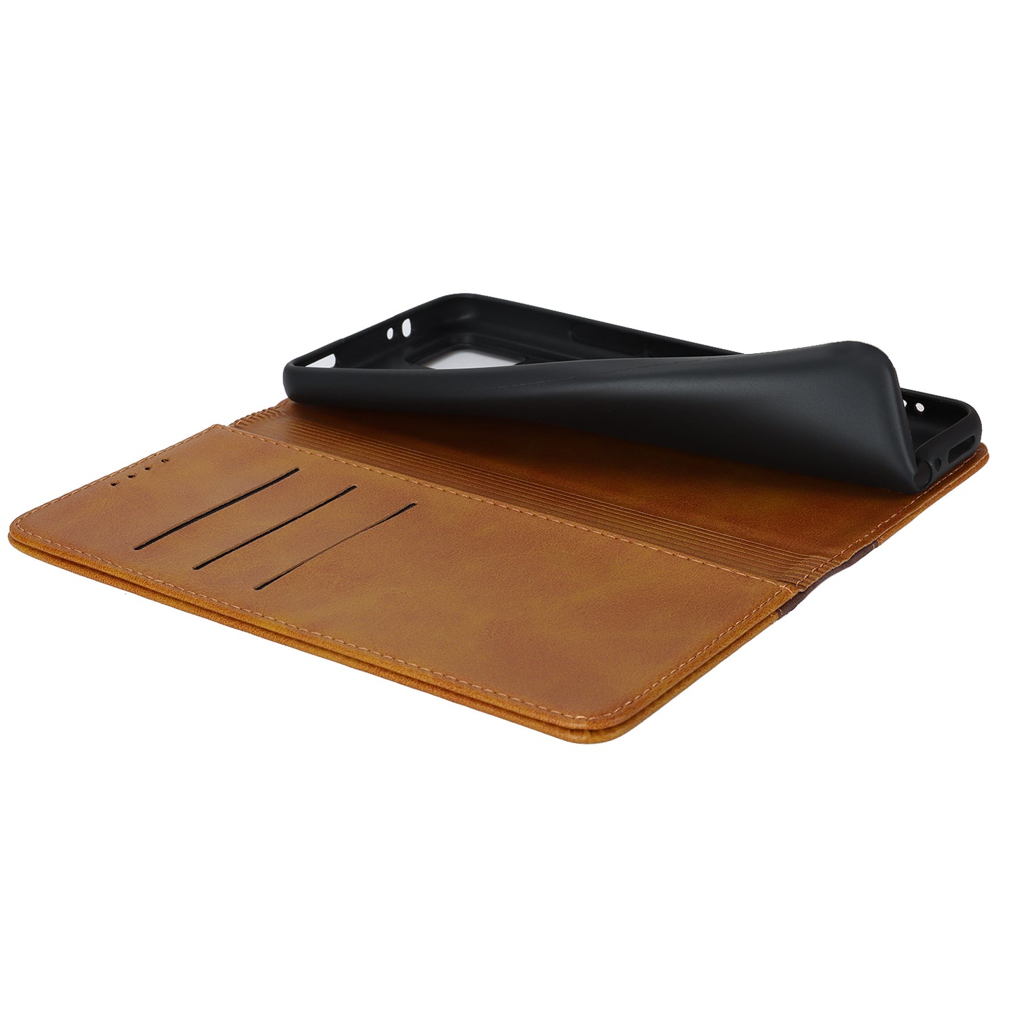 For Xiaomi 12T 5G / 12T Pro 5G / Redmi K50 Ultra PU Leather Phone Case Stand Bi-color Splicing Wallet Cover