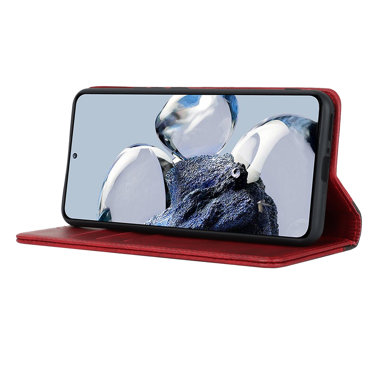 For Xiaomi 12T 5G / 12T Pro 5G / Redmi K50 Ultra PU Leather Phone Case Stand Bi-color Splicing Wallet Cover