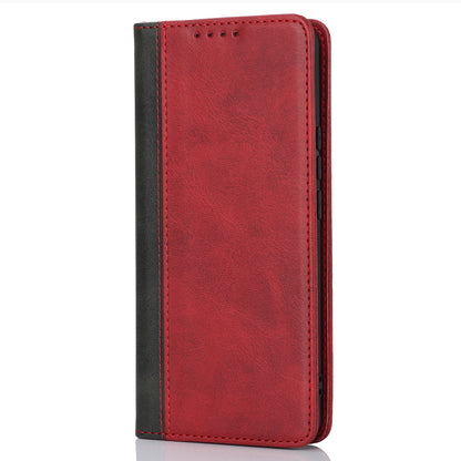 For Xiaomi 12T 5G / 12T Pro 5G / Redmi K50 Ultra PU Leather Phone Case Stand Bi-color Splicing Wallet Cover