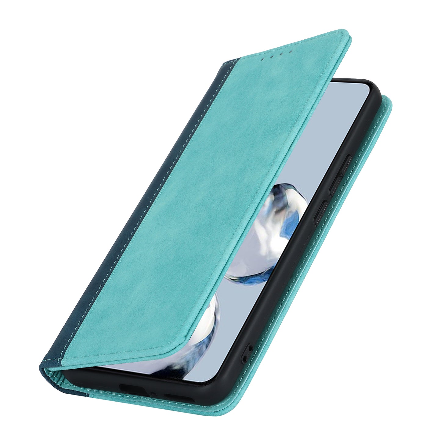 For Xiaomi 12T 5G / 12T Pro 5G / Redmi K50 Ultra PU Leather Phone Case Stand Bi-color Splicing Wallet Cover