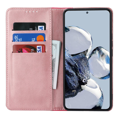 For Xiaomi 12T 5G / 12T Pro 5G / Redmi K50 Ultra PU Leather Phone Case Stand Bi-color Splicing Wallet Cover