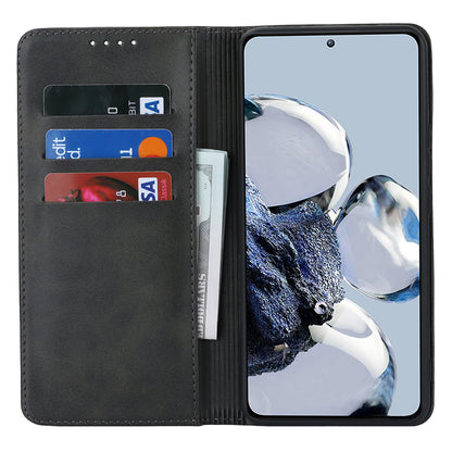 PU Leather Case for Xiaomi 12T 5G / 12T Pro 5G / Redmi K50 Ultra Calf Texture Stand Wallet Phone Cover