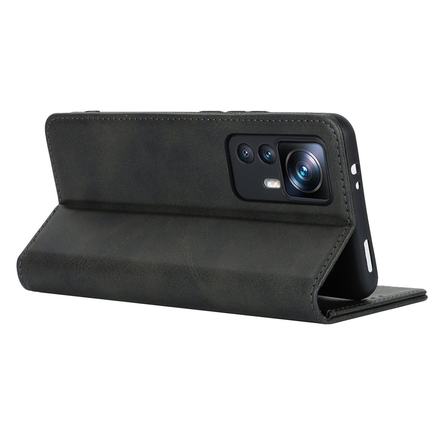 PU Leather Case for Xiaomi 12T 5G / 12T Pro 5G / Redmi K50 Ultra Calf Texture Stand Wallet Phone Cover