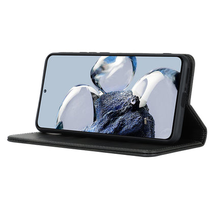 PU Leather Case for Xiaomi 12T 5G / 12T Pro 5G / Redmi K50 Ultra Calf Texture Stand Wallet Phone Cover