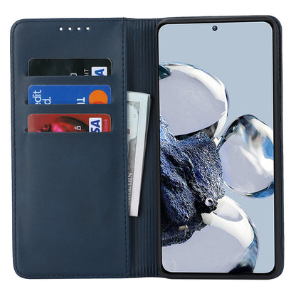 PU Leather Case for Xiaomi 12T 5G / 12T Pro 5G / Redmi K50 Ultra Calf Texture Stand Wallet Phone Cover