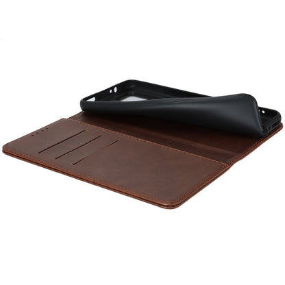 PU Leather Case for Xiaomi 12T 5G / 12T Pro 5G / Redmi K50 Ultra Calf Texture Stand Wallet Phone Cover