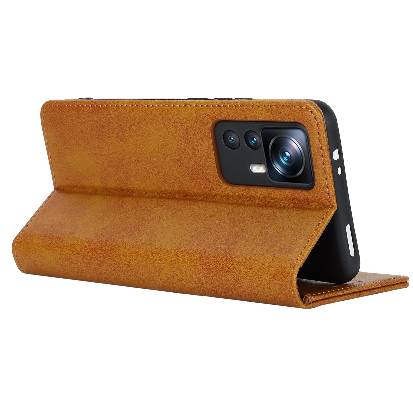 PU Leather Case for Xiaomi 12T 5G / 12T Pro 5G / Redmi K50 Ultra Calf Texture Stand Wallet Phone Cover